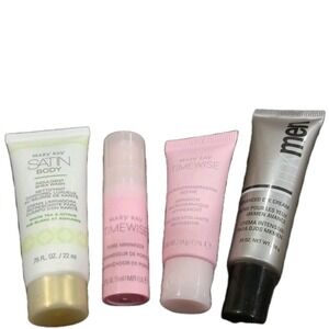MARY KAY TIMEWISE MICRODERMABRASION SET MENS EYE CREAM SATIN HANDS TRAVEL SZ NEW